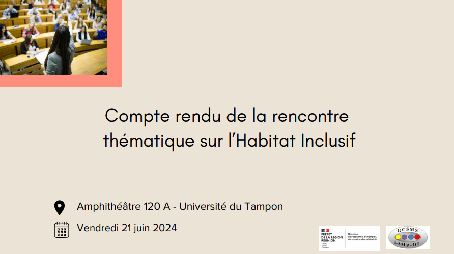 image de compte rendu sur l'habitat inclusif